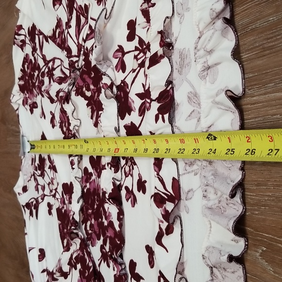 (XL) Marallis Collection Floral Ruffle Casual Lightweight Comfortable Soft - Picture 5 of 9